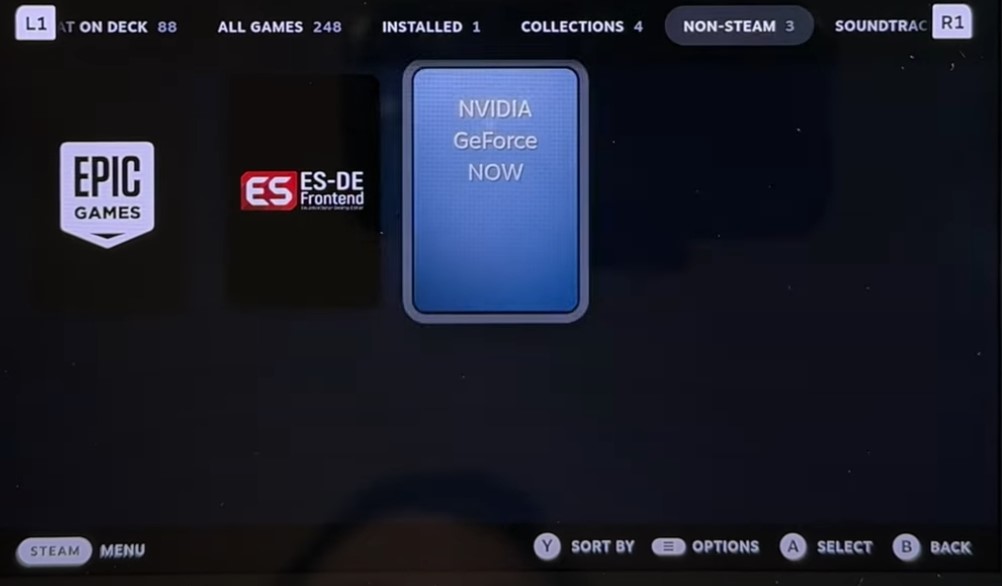 Steam Deck GeForce Now installation Guide