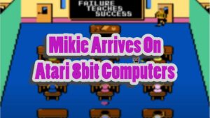 Mikie Launched On Atari 8bit Computers