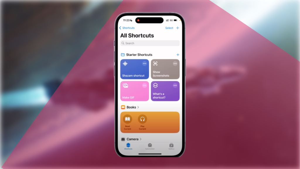 setting up retro gaming app on action button iphone
