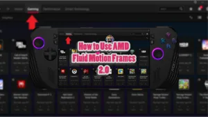 How to Install and Use AMD Fluid Motion Frames on Asus ROG Ally X