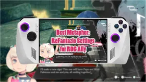 Best Metaphor ReFantazio Settings for Asus ROG Ally