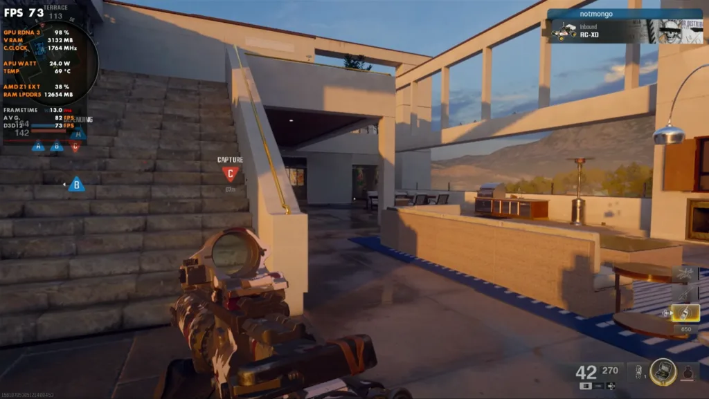 Black Ops 6 rog ally x benchmarks 1080p