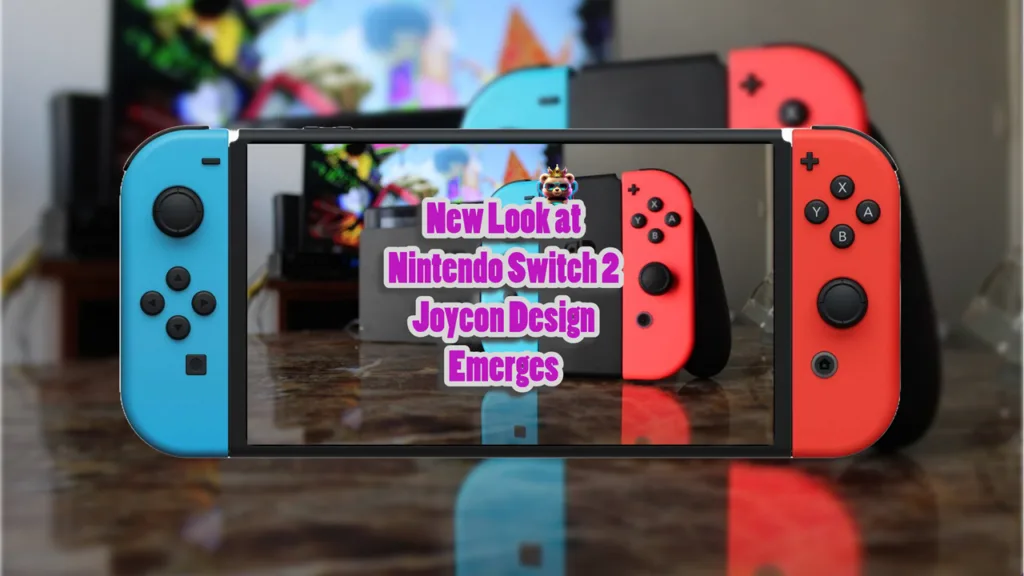 New Look at Nintendo Switch 2 Joycon Design Emerges
