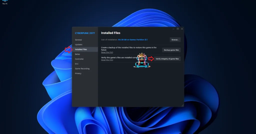 How to verify game files in Steam?