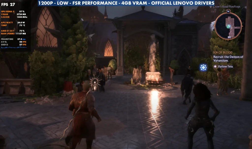 Dagon Age: The Veilguard Legion Go benchmarks