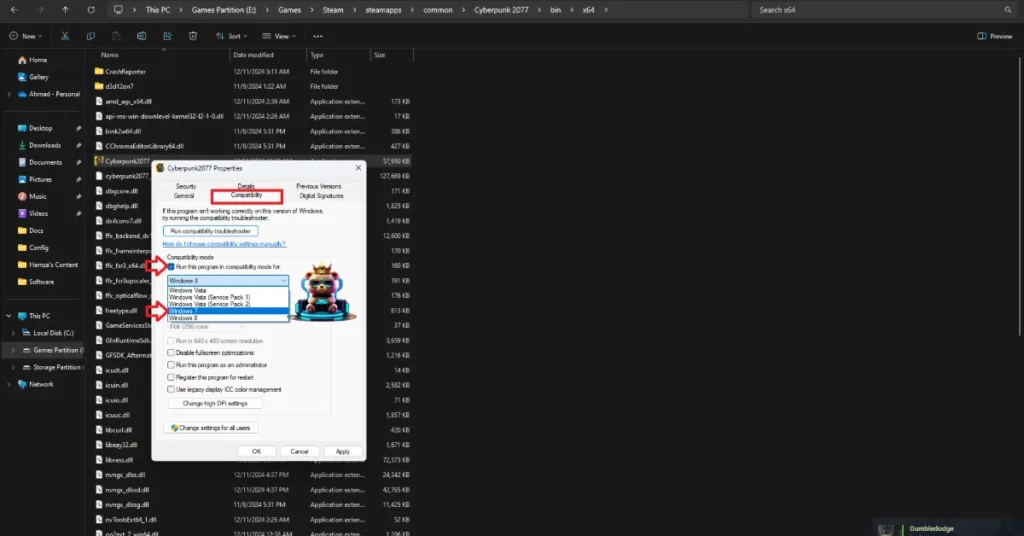 How to run games in Compatibility mode on Windows 10 and 11?
