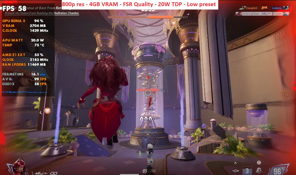 marvel rivals 800p benchmarks