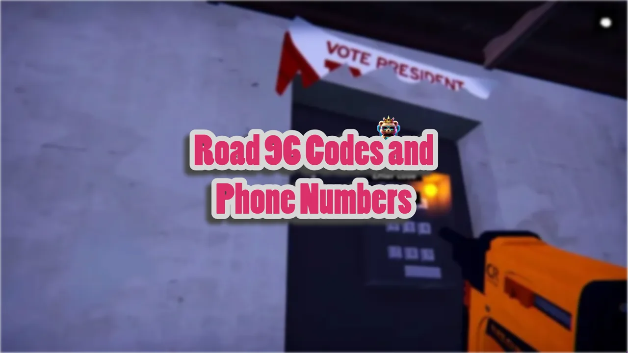 All Road 96 Codes and Phone Numbers