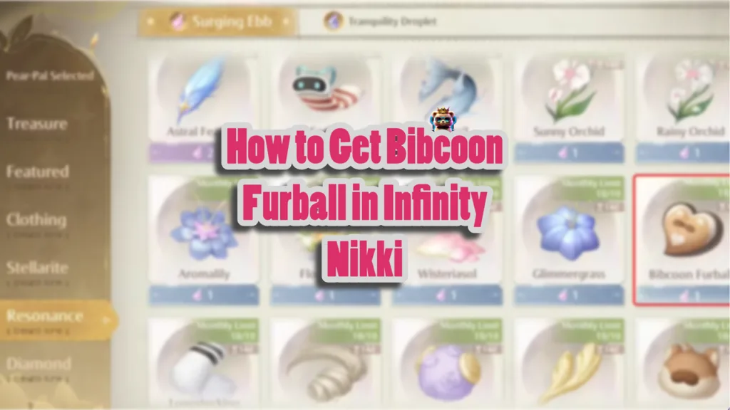 How to Get Bibcoon Furball in Infinity Nikki