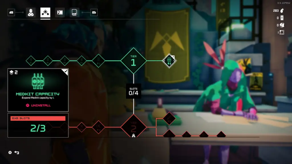 how to increase medkit capacity in Hyper Light Breaker