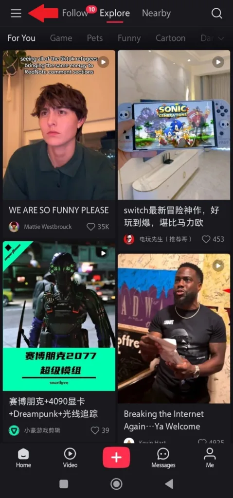 how to import tiktok data to rednote