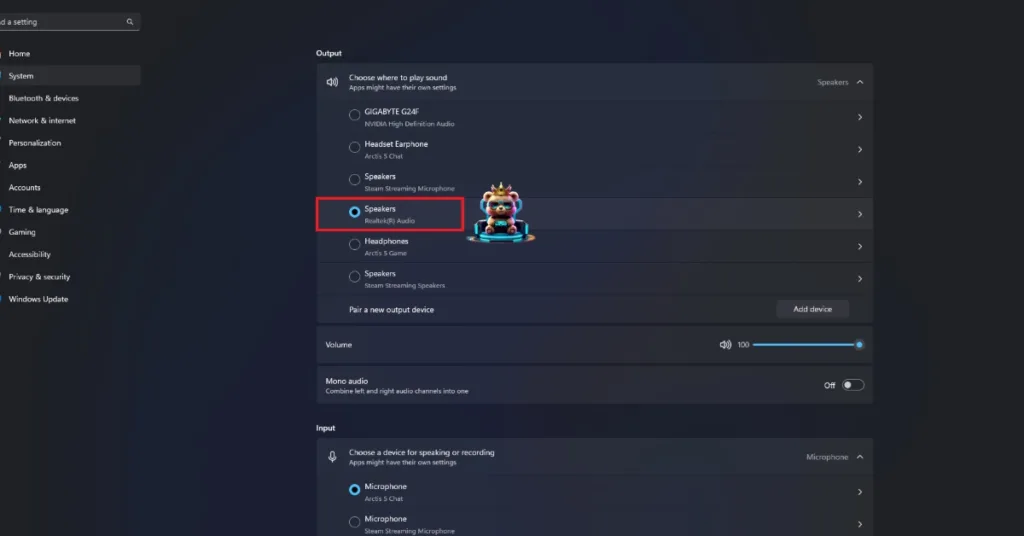 How to open Sound settings in Windows 11?