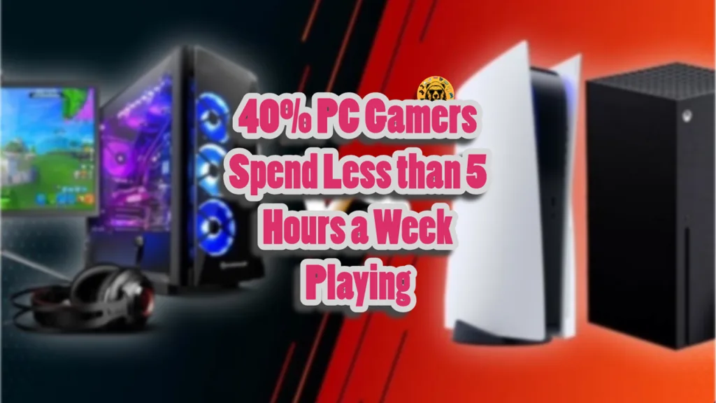 40% PC Gamers Spend Less than 5 Hours a Week Playing