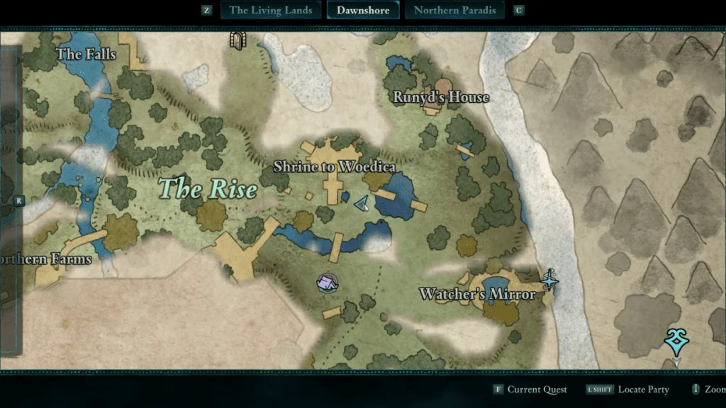 Dawnshore Totem #1
Golden Plaque of Promises location