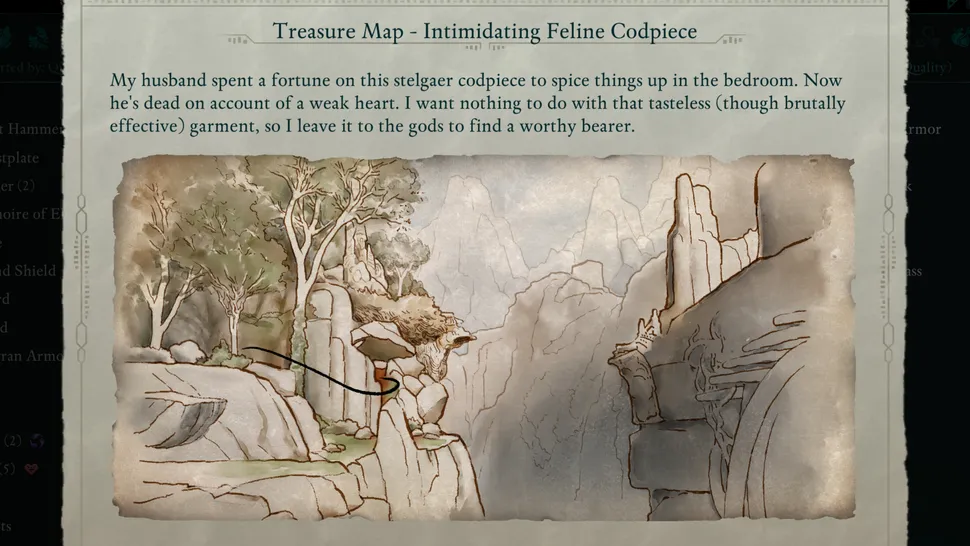 Intimidating Feline Codpiece Map