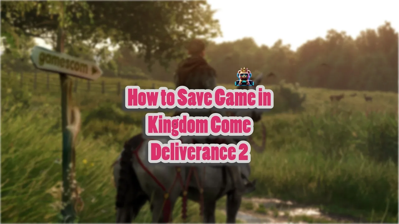 How to save game in KCD2 without sleeping or using Saviour Schnapps?