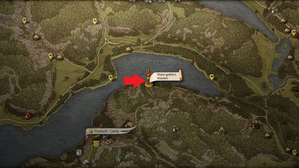 Drowner's Map Treasure Location