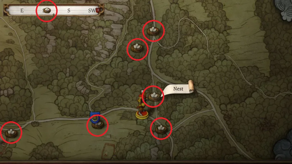 nests locations in Kingdom Come Deliverance 2