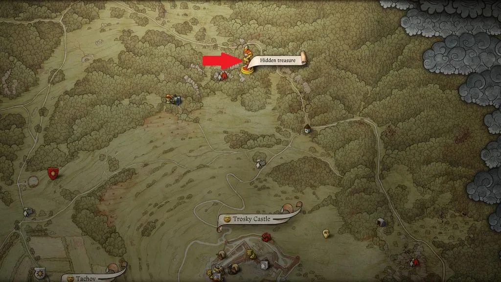 tunnel in the cliffs map location