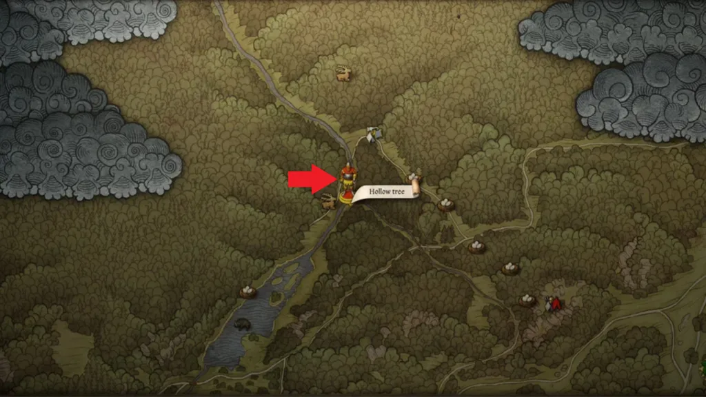 Vidlak Bandit's Map Treasure Location