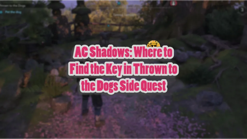AC Shadows Where to Find the Key in Thrown to the Dogs Side Quest