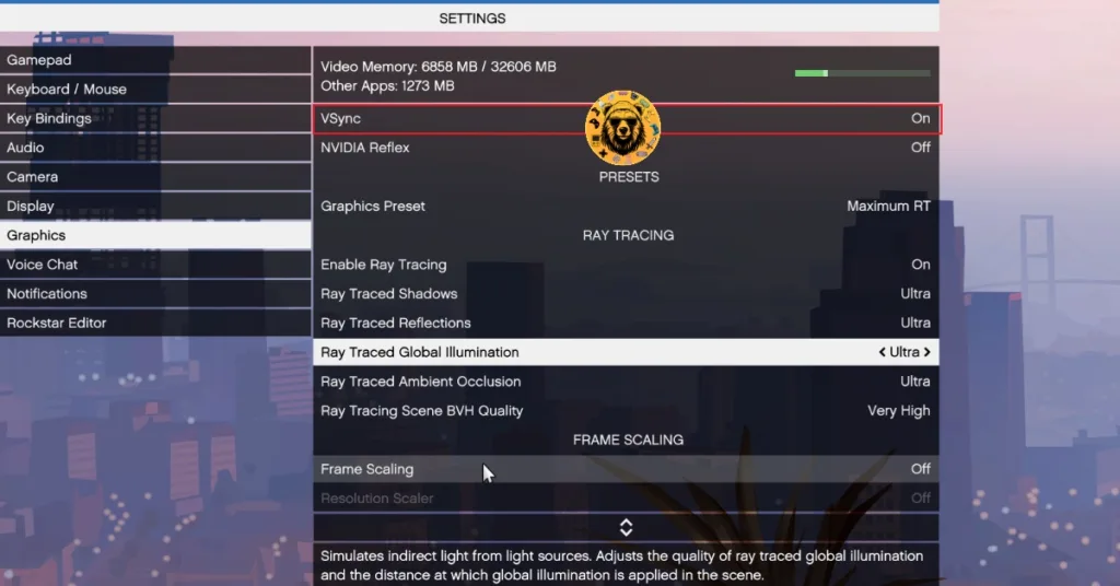 Enable vertical synchronization to fix the GTA 5 crashes on PC.