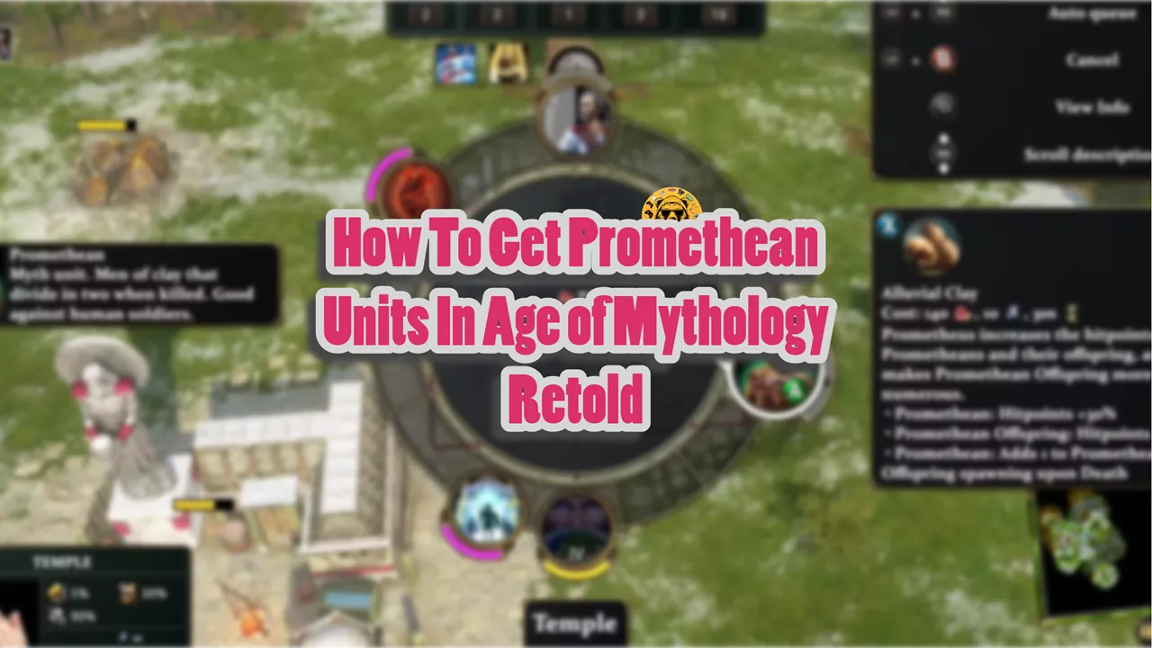 How To Get Promethean Units In Age of Mythology Retold