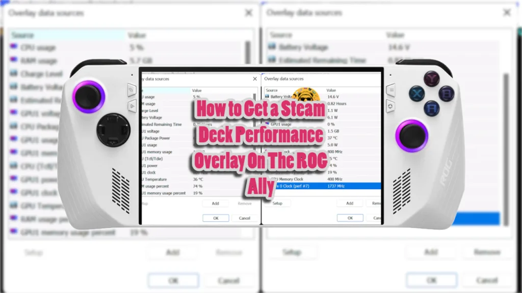 How to Get a Steam Deck Performance Overlay On The ROG Ally