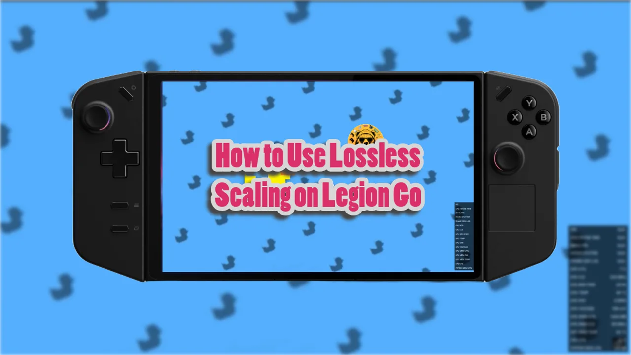 How to Use Lossless Scaling on Legion Go