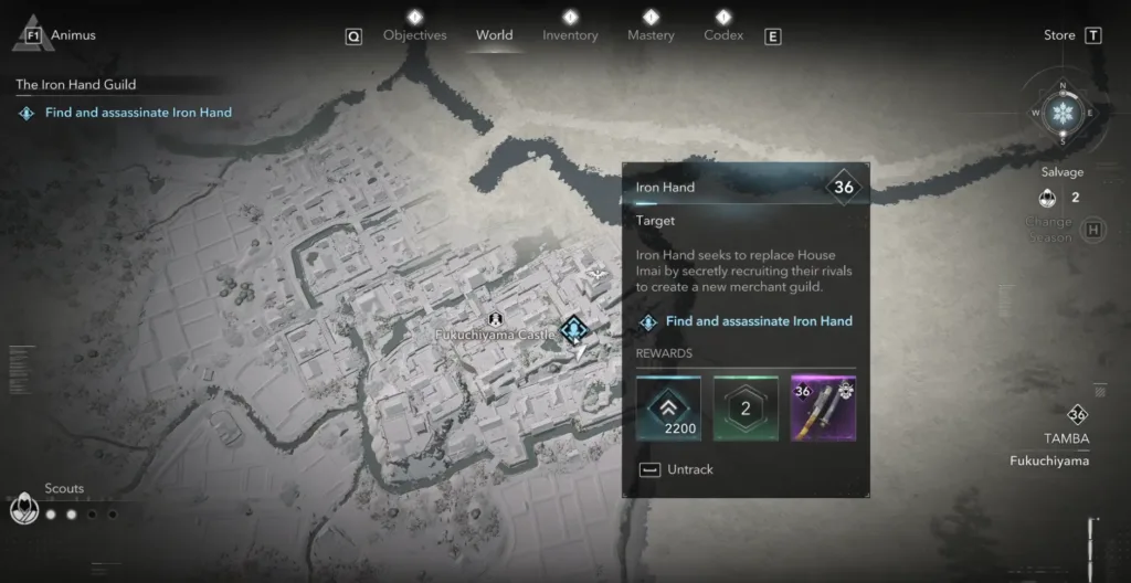 Iron Hand Location in ac shadows