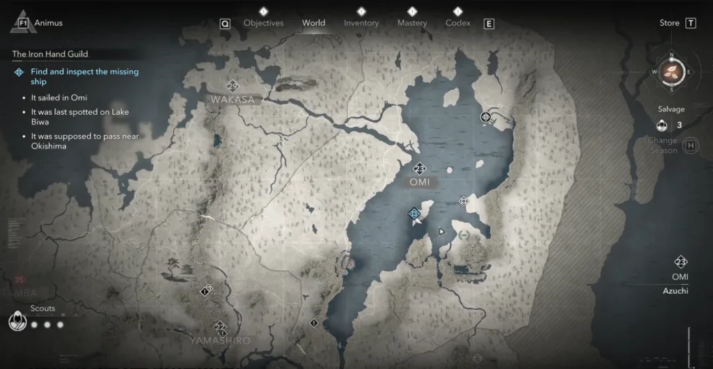 Merchant Kanta Location in ac shadows
