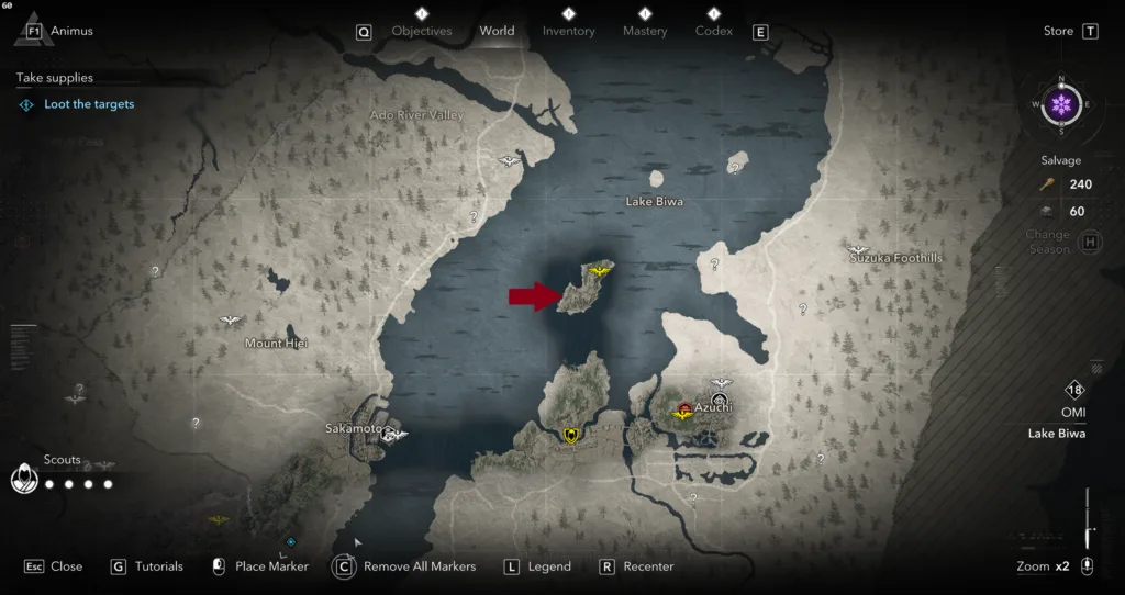 Merchant Kanta Location in ac shadows