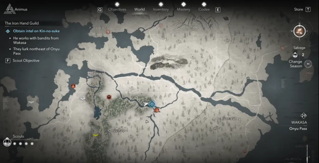 Merchant Kin-No-Suke Location in ac shadows