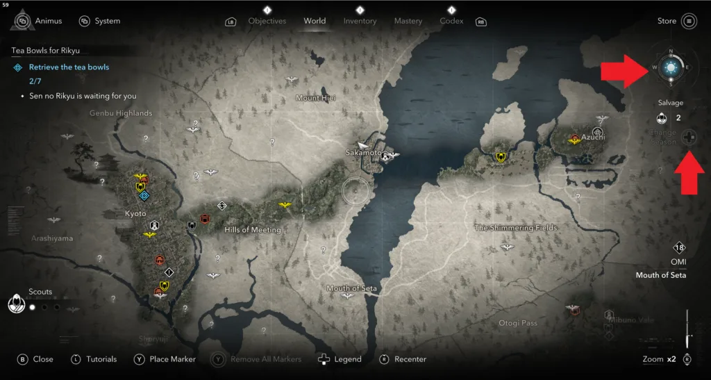 changing seasons in ac shadows