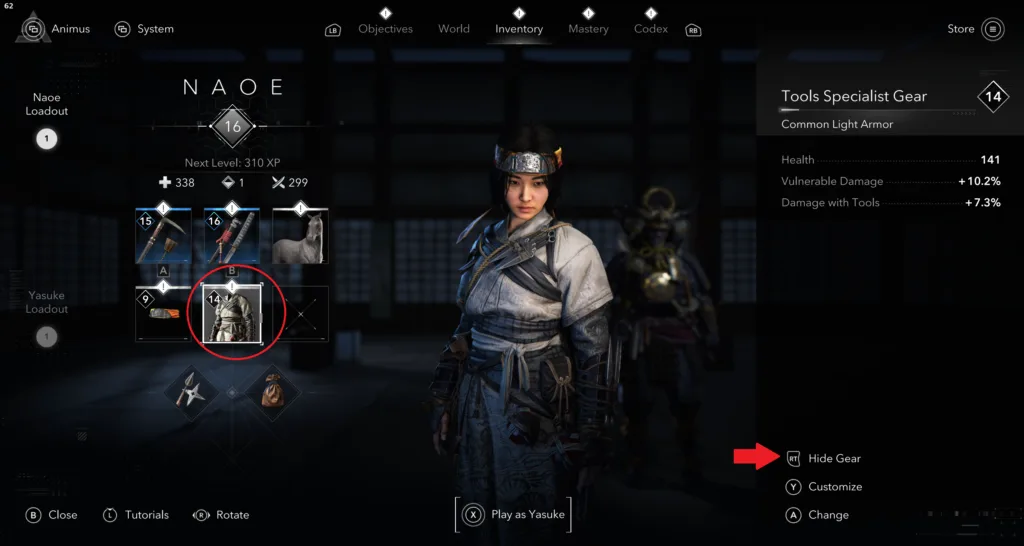 How to Hide Armor in Assassin’s Creed Shadows