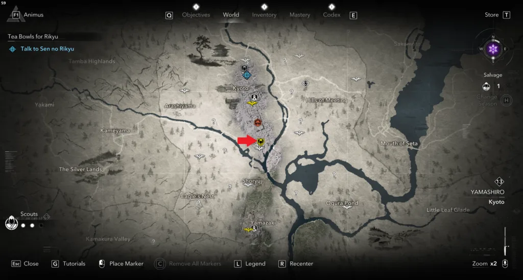 Refill Scouts in Assassin's Creed Shadows