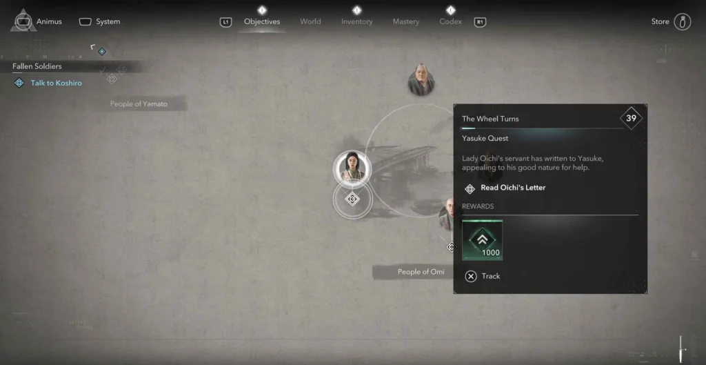 Lady Oichi romance quest