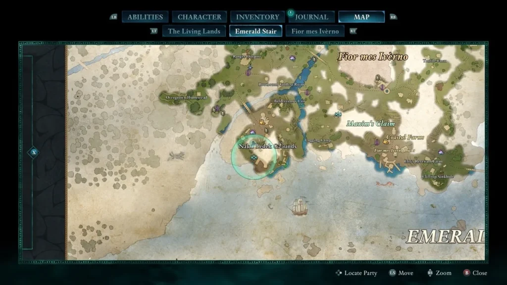 Avowed earthy aegis map location