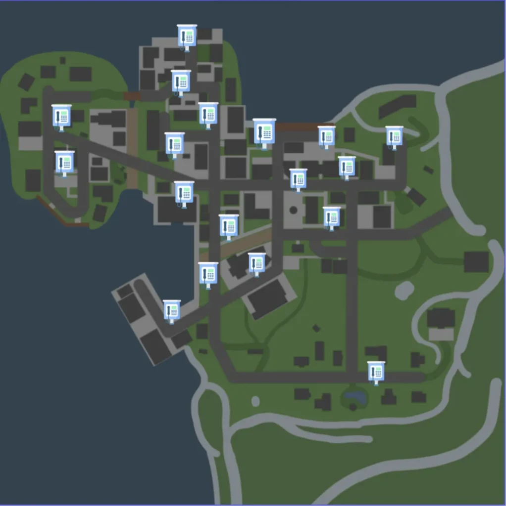 all schedule 1 payphone locations on the map