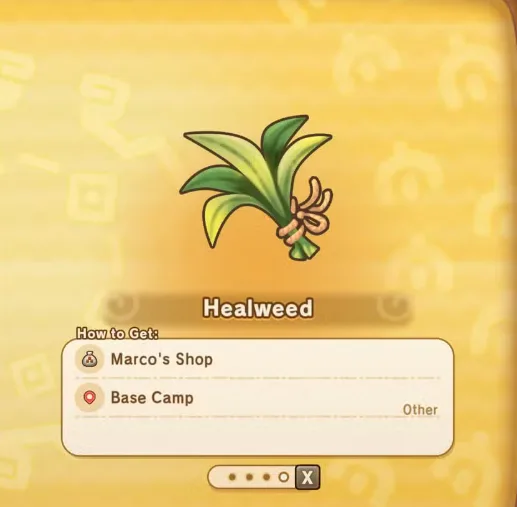 HP Potion Recipe in Fantasy Life i