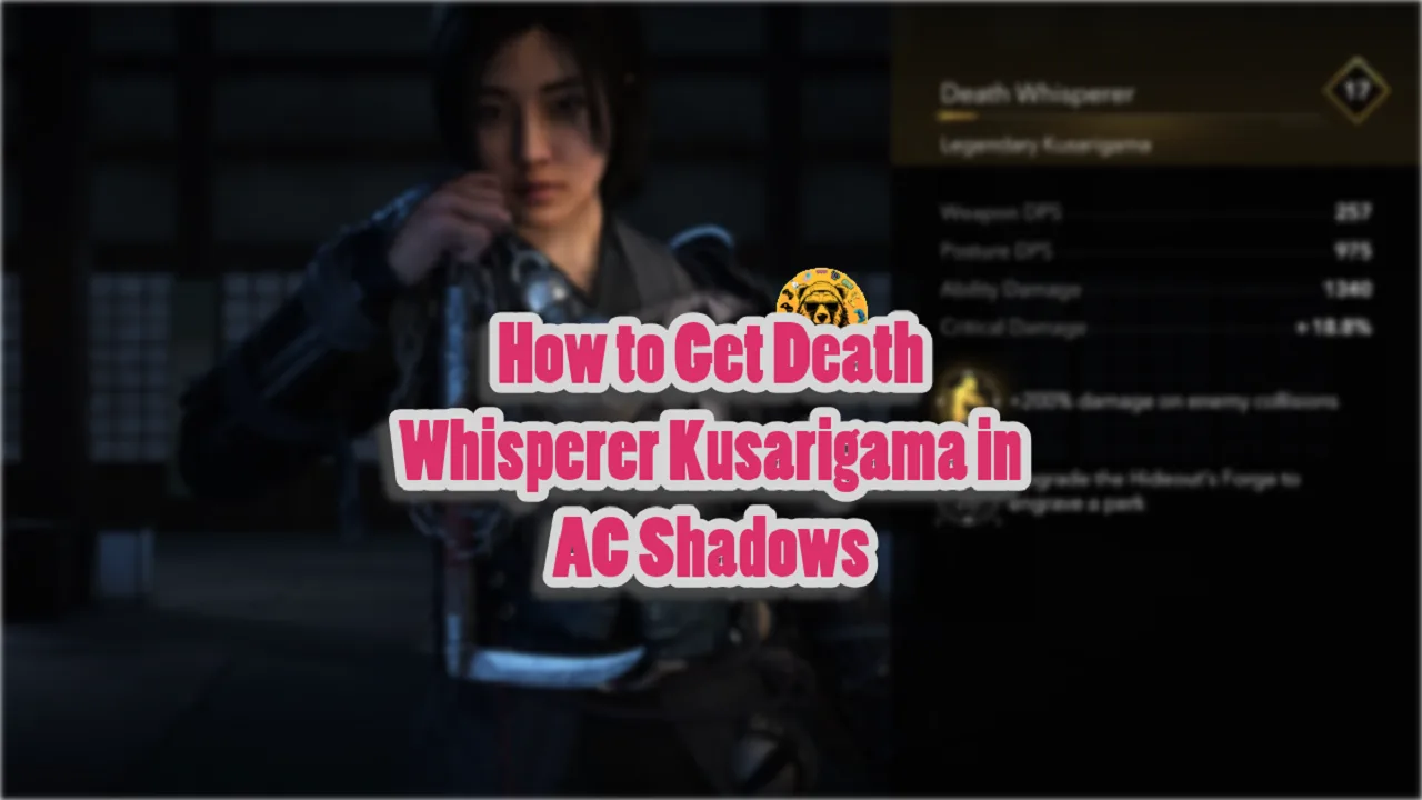 How to Get Death Whisperer Kusarigama in AC Shadows
