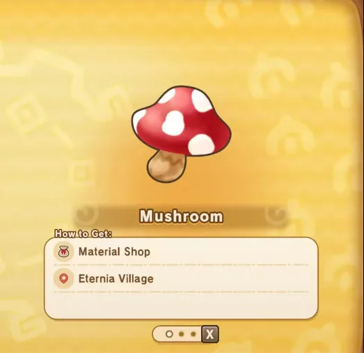 Mushroom Quiche in Fantasy Life i