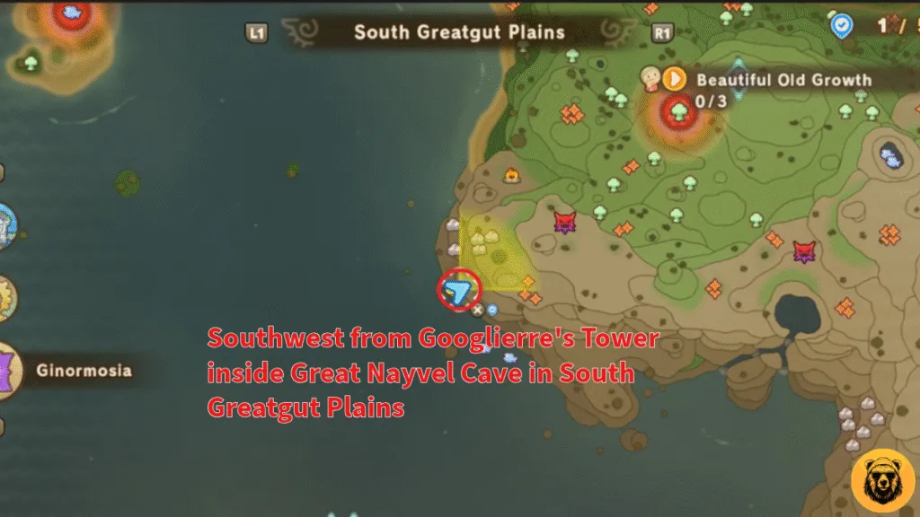 Pickaxe of Time Crafting Recipe location