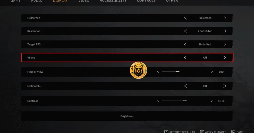 How enable vsync in Tainted Grail: The Fall of Avalon to fix in-game crashes?