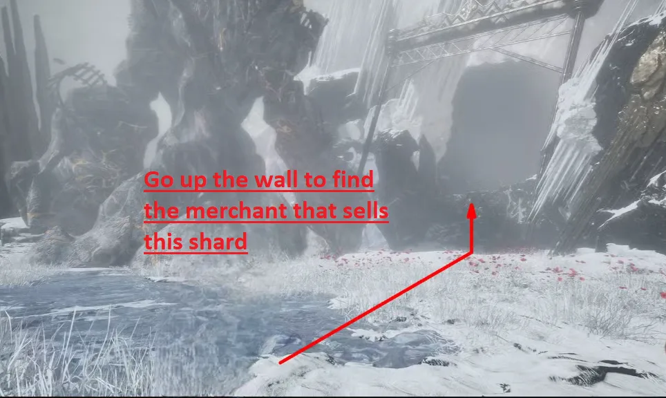 healing tint shard location Inside the Monolith