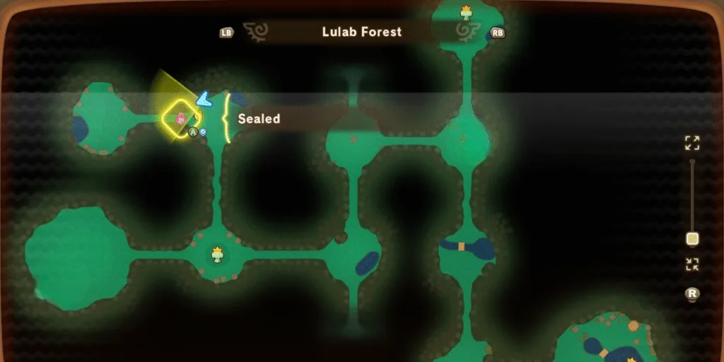 Lulab Forest Purple Seal location in Fantasy Life i