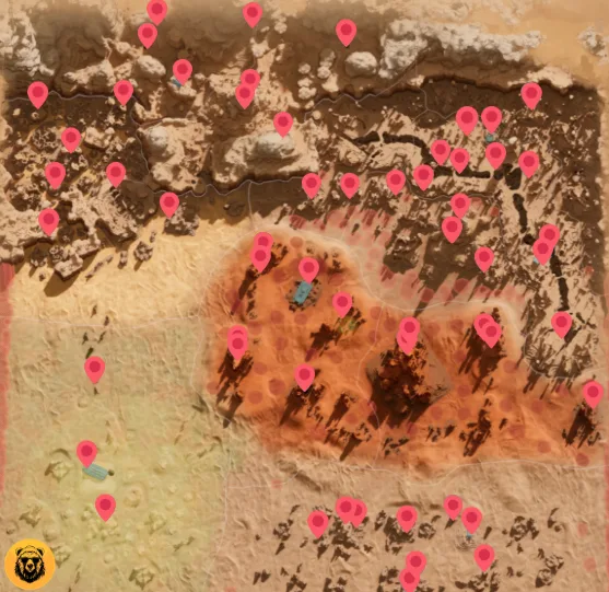 Dune Awakening Schematics Locations Map