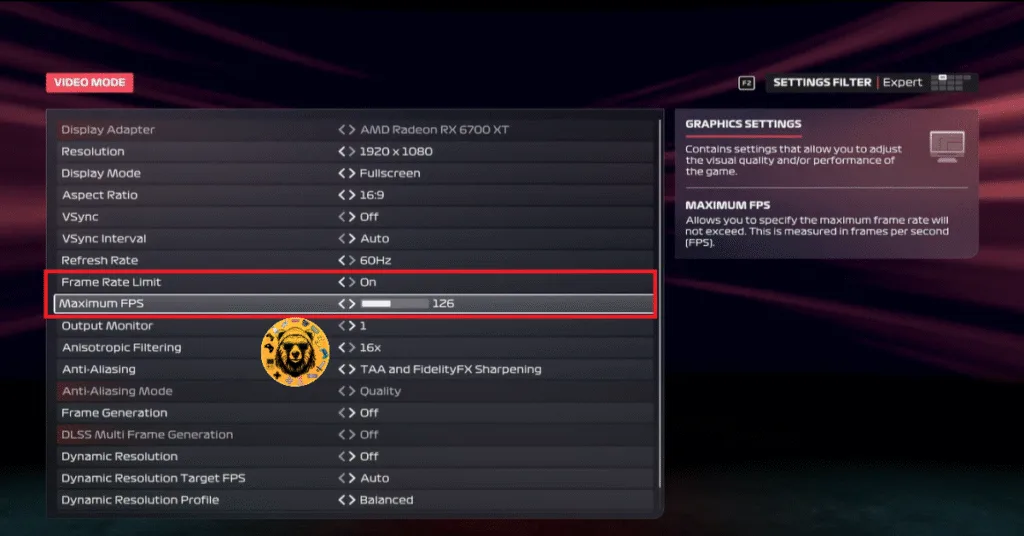 How to find and use the Frame rate limit in F1 25 to fix the in-game crashes?