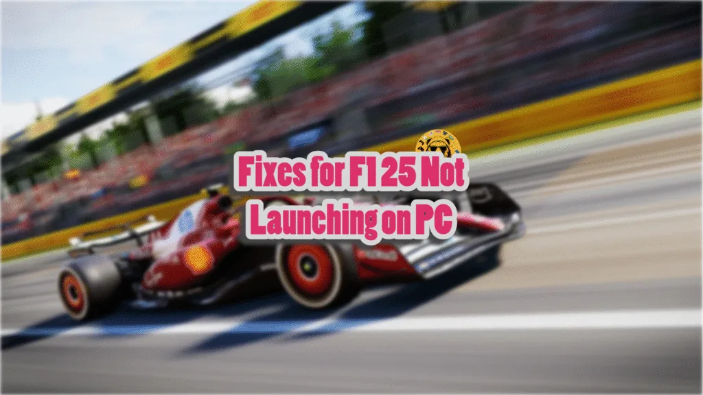 How to fix F1 25 not launching in Windows PC?