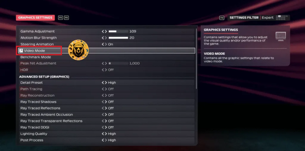 How to find and enable vsync and other display option on F1 25 to fix the in-game crashes?
